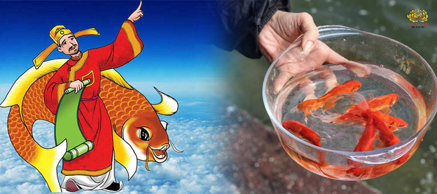 Cá chép không chỉ là phương tiện đi lại mà còn là biểu tượng của sự kiên trì, thăng tiến và linh thiêng.