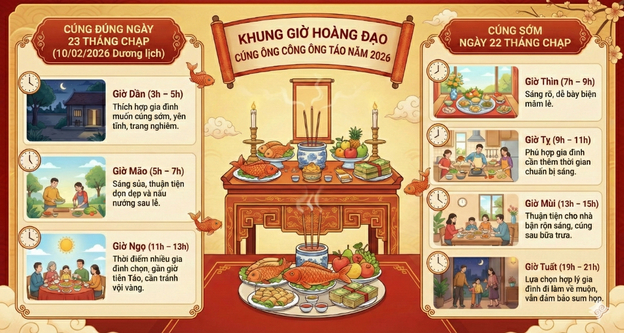 Đúng giờ và đúng chỗ là nguyên tắc vàng để nghi lễ được linh ứng và trọn vẹn.