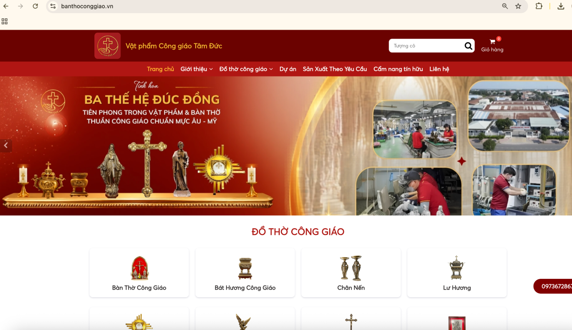Nên mua hàng từ website chính thức banthoconggiao.vn