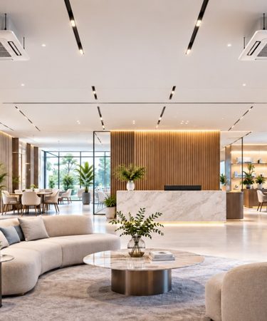 3 cách bố trí điều hòa cho showroom vừa đẹp vừa mát đều